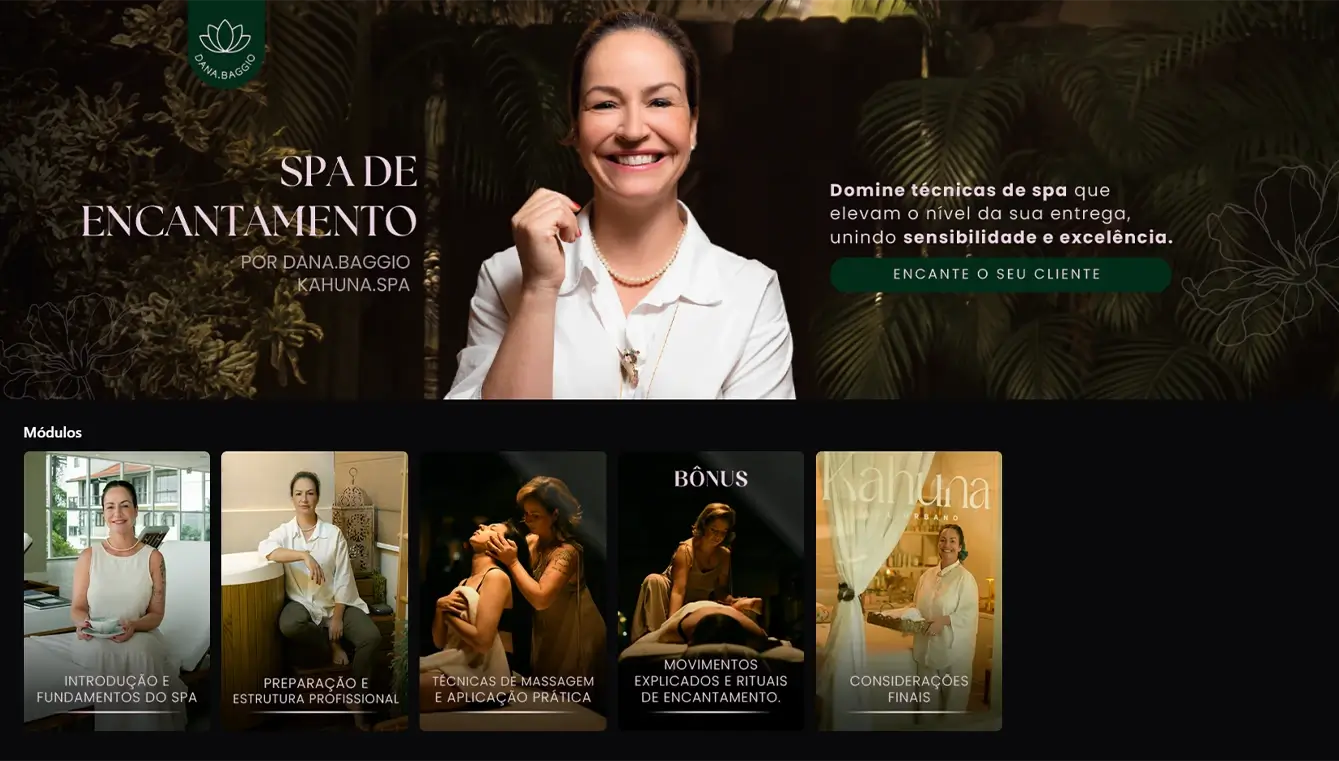 Área de membros construída por Fernando Siqueira — tela 10