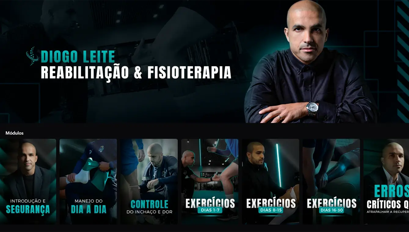 Área de membros construída por Fernando Siqueira — tela 12