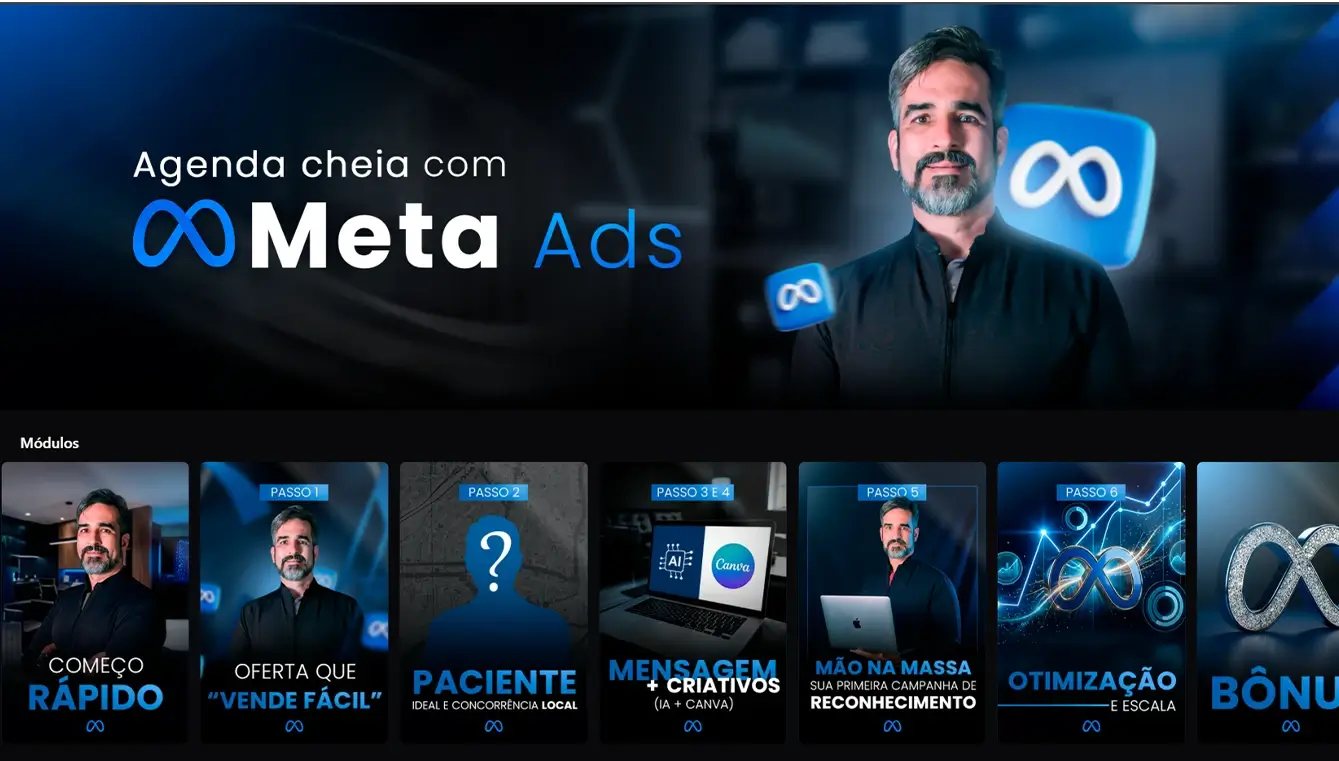 Área de membros construída por Fernando Siqueira — tela 9